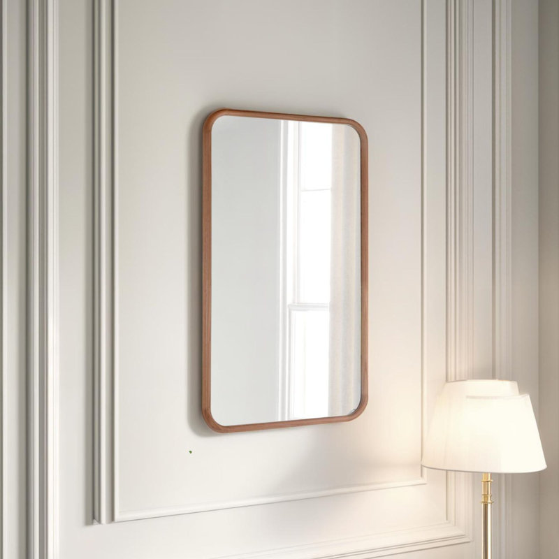Oak Framed Large Full Length Mykelti Mirror, 120cm H x 80cm W, Oak Wood