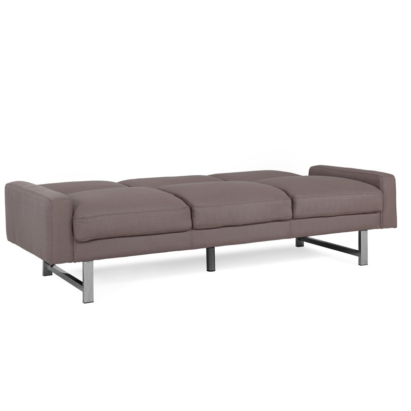 Upholstered 85.4'' Sofa, Pebble Stone