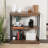 Oslo Contemporary 3 Shelf Etagere Bookcase