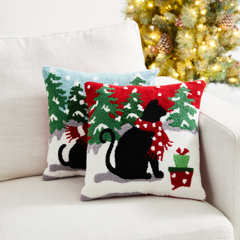  Housse et insert de coussin de Noël pour chien et chat