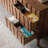 Multi-functional storage solid wood sideboard-865163471