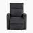 Stauton 29" Modern & Contemporary Textured Microfiber Reclining Chair with Space-Saving Wall-Hugger Design & Armrest Magazine Pocket