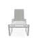 Holna Outdoor Rust-Resistant Metal Chaise Lounge