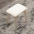 Maly Contemporary Wood Vanity And Stool Set, Gold-1593388183