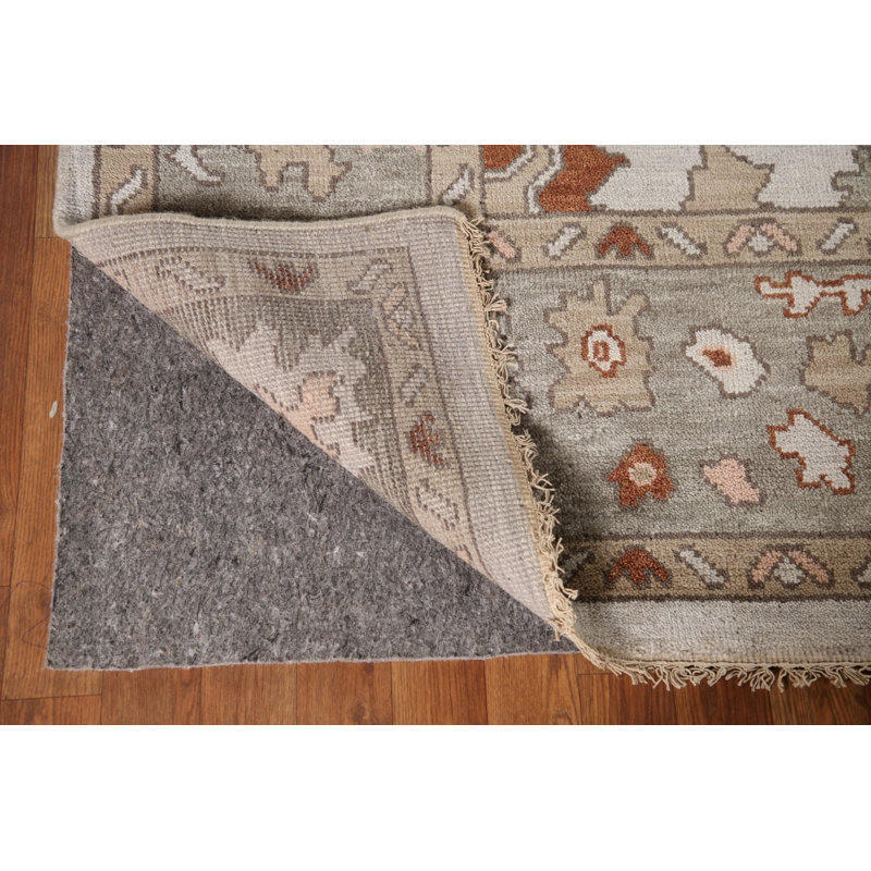 Tapis floral floral Oushak 9 x 12