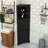 Fetiere Freestanding Bathroom Cabinet, Triangle Tall Cabinet with Drawers and Adjustable Shelves-2028844964