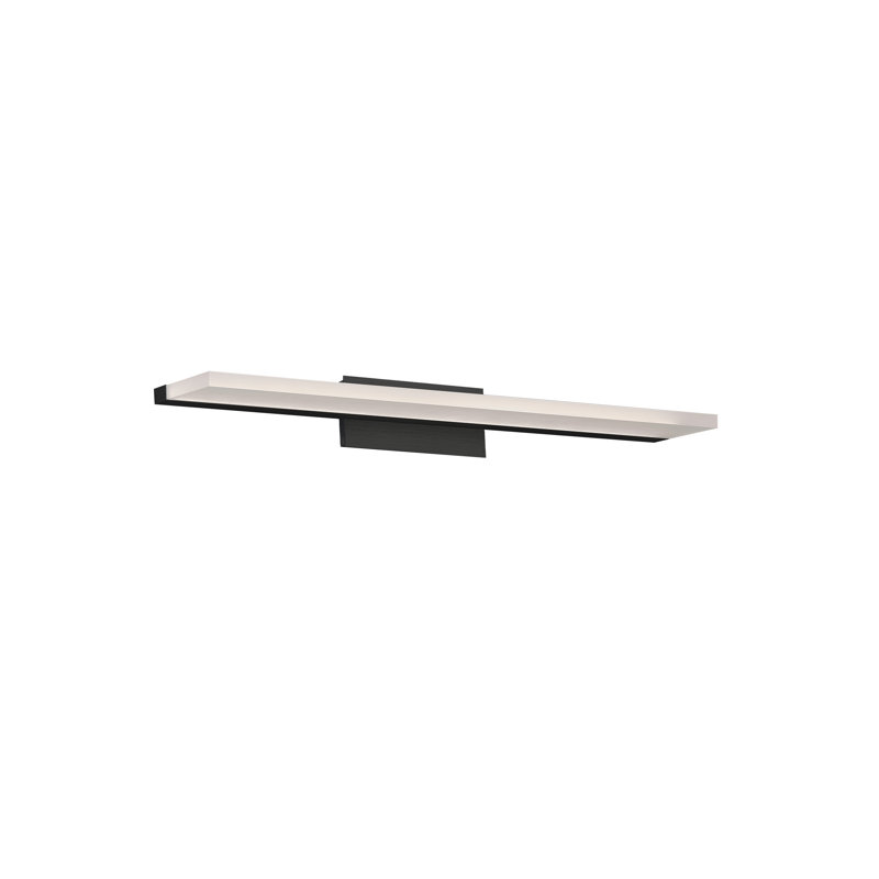  Salas Dimmable LED Bath Bar, Black, 3" H x 25" W x 5" D