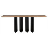 Delta 80'' Solid Wood Top Console Table
