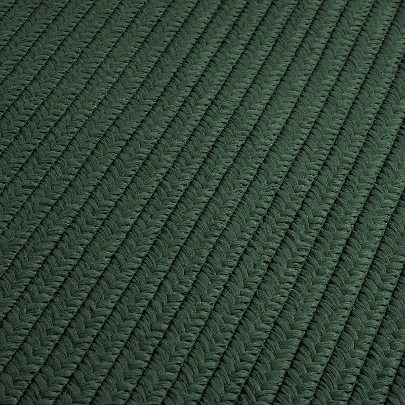 Tapis de couloir vert tressé Annika, Tapis de couloir 2 pi 4 po x 5 pi