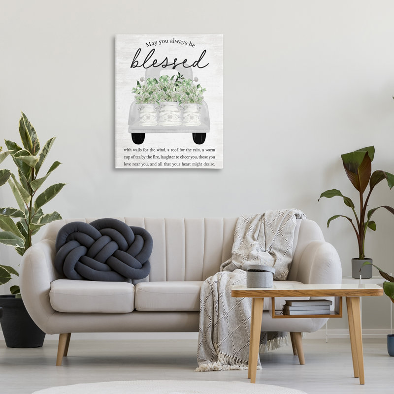 "Inspiring Blessed Expression", art mural par lettré et doublé, H 40 po x l 30 po