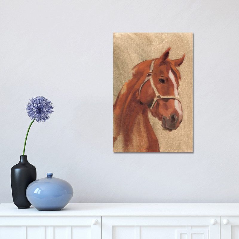 Thoroughbred II by Jacob Green - Wrapped Canvas Painting, 30.48 cm H x 45.72 cm W