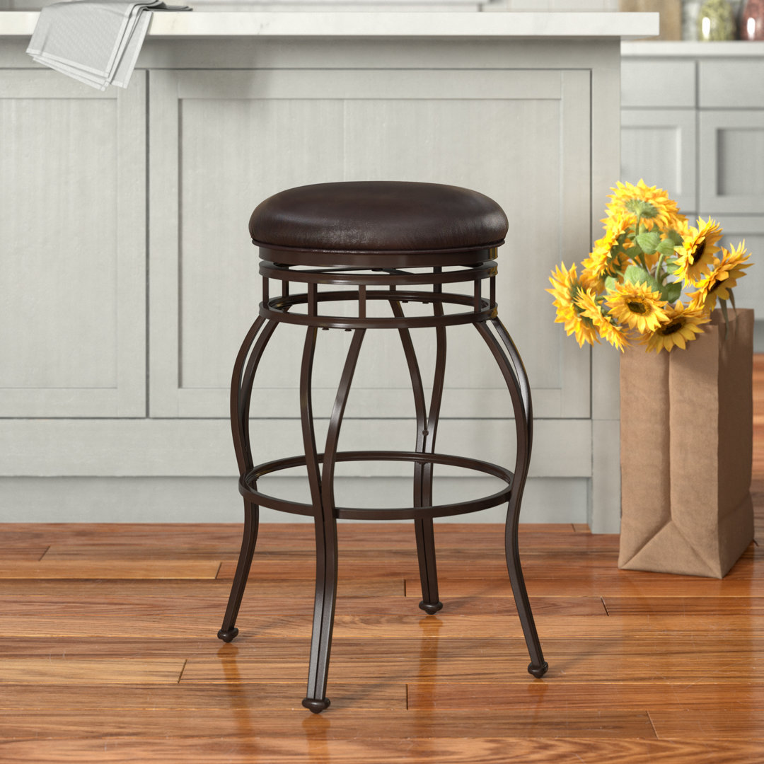 Lammers Swivel Extra Tall & Counter Stool Alcott Hill® Seat 