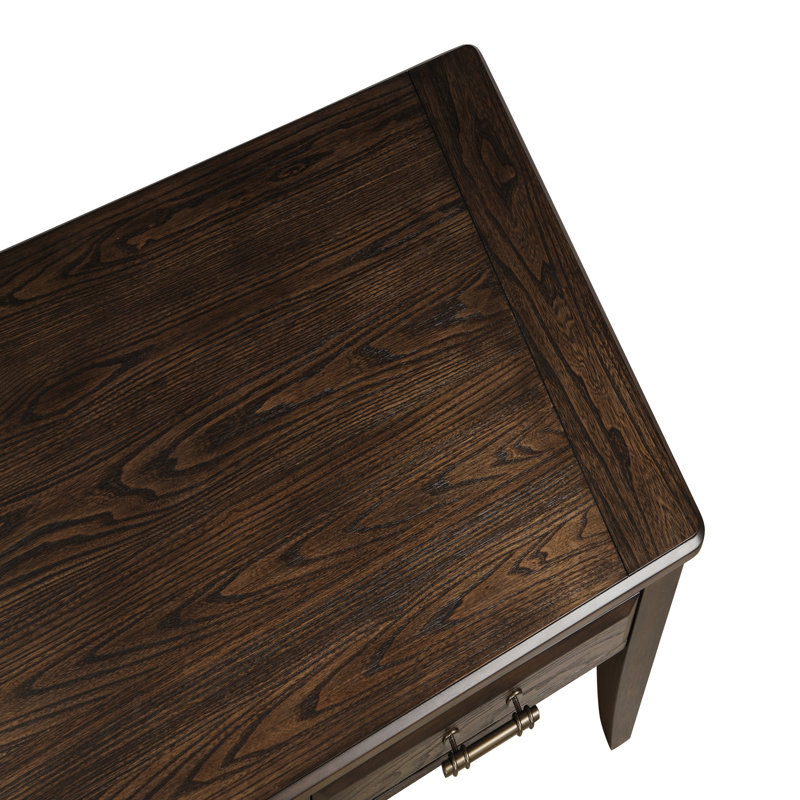 Mahogany Traditional Cocktail Table With Storage