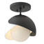 Brooklyn 1 - Light Double Shade Semi Flush Mount-66074458-66074470
