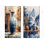 China S Edge Of Wonder Chinoiserie Pottery III - Boho Pottery Decor Wall Art 2 Pieces Set-1277946693-1277946689