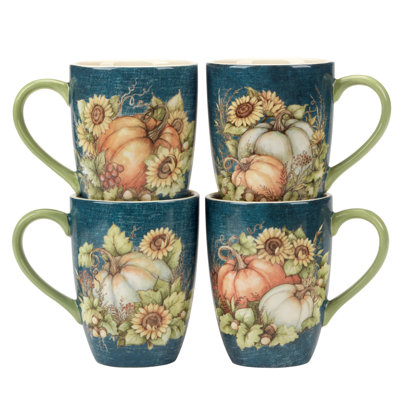 Autumn Breeze Set of 4 Mugs