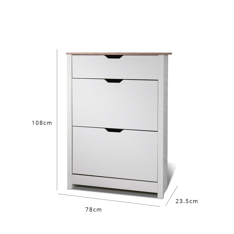 Windsor 16 Pair Shoe Storage Cabinet