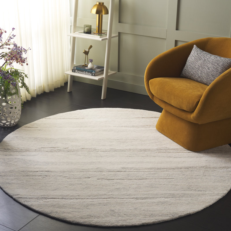Tapis en laine Montelle, Rond 6 pi