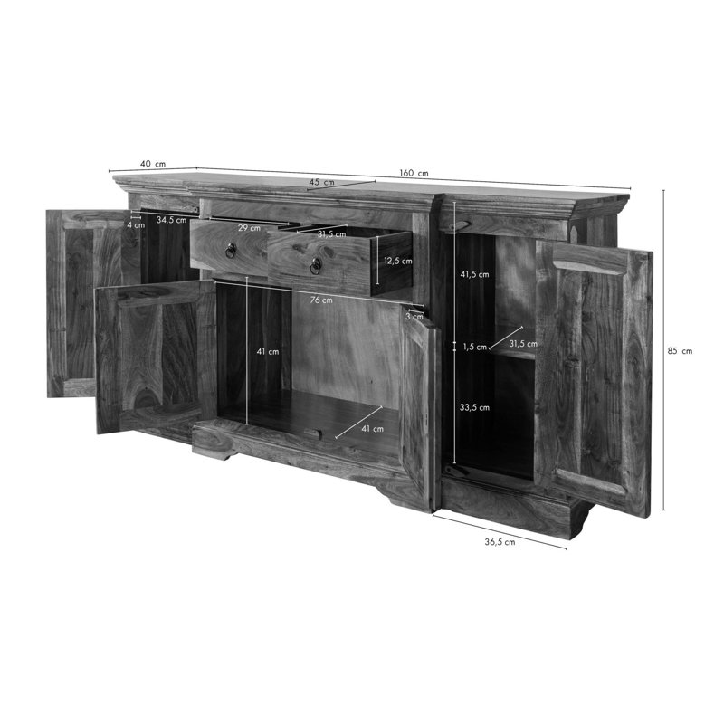 Oxford 160cm Sideboard