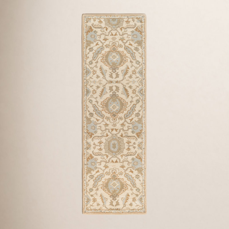 Arden Hand Tufted Wool Floral Indoor Rug, Runner 2'6" x 8'