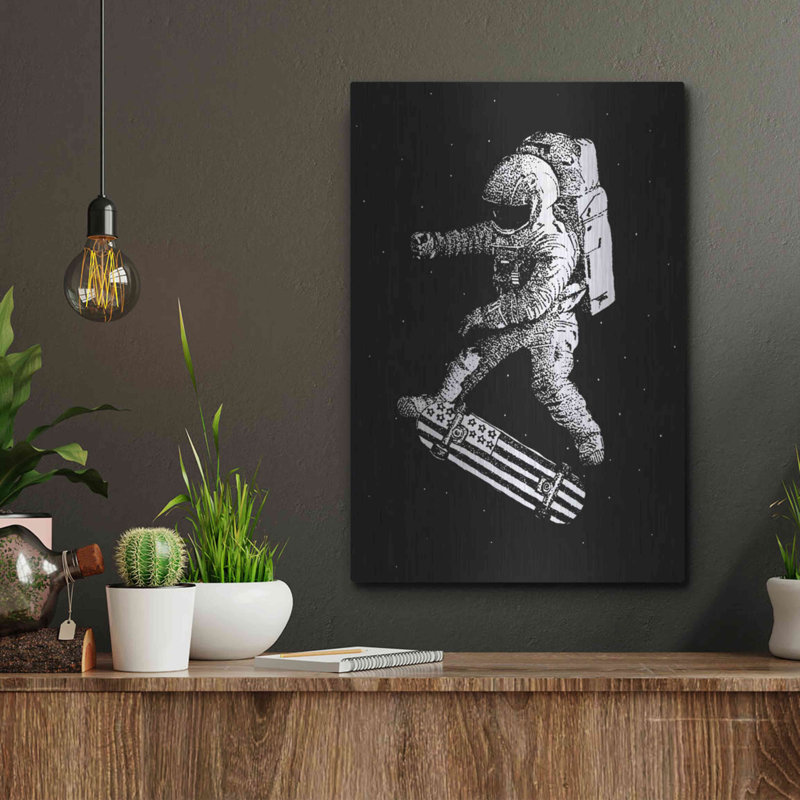 «Kickflip In Space» par Robert Farkas, H 16 po x l 12 po