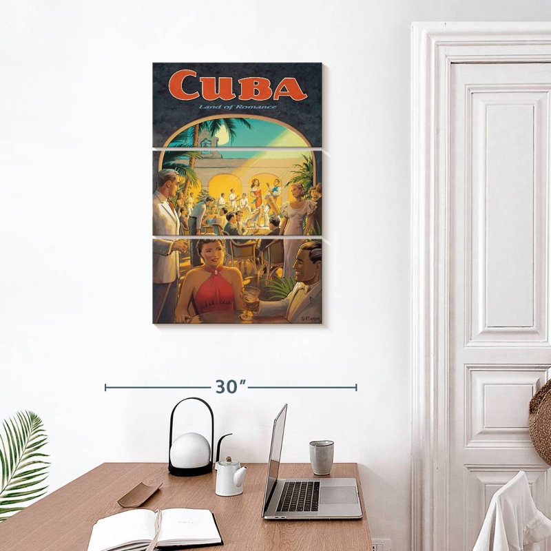 Cuba, terre de romance, H 32 po x l 20 po