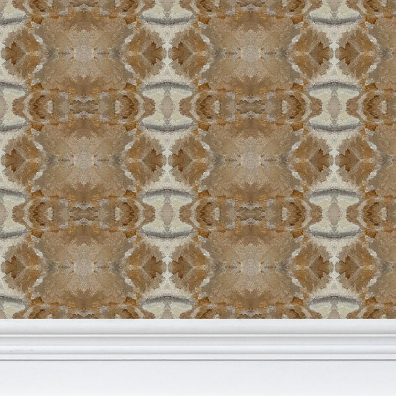Trees Luxury Wallpaper, Cellulose/Polyester, Cognac