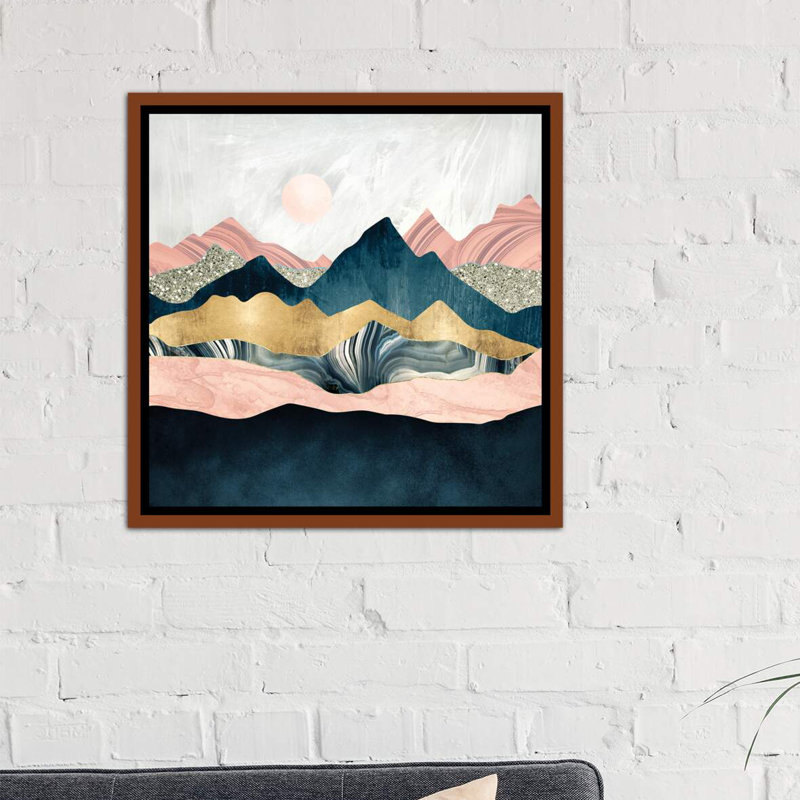 « peluchey peaks » par spacefrog designs-print, H 26 po x l 26 po x P 1,5 po, Toile avec cadre en bois classique