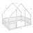 House-Shaped Floor Bed, Fence and Guardrails-129032468