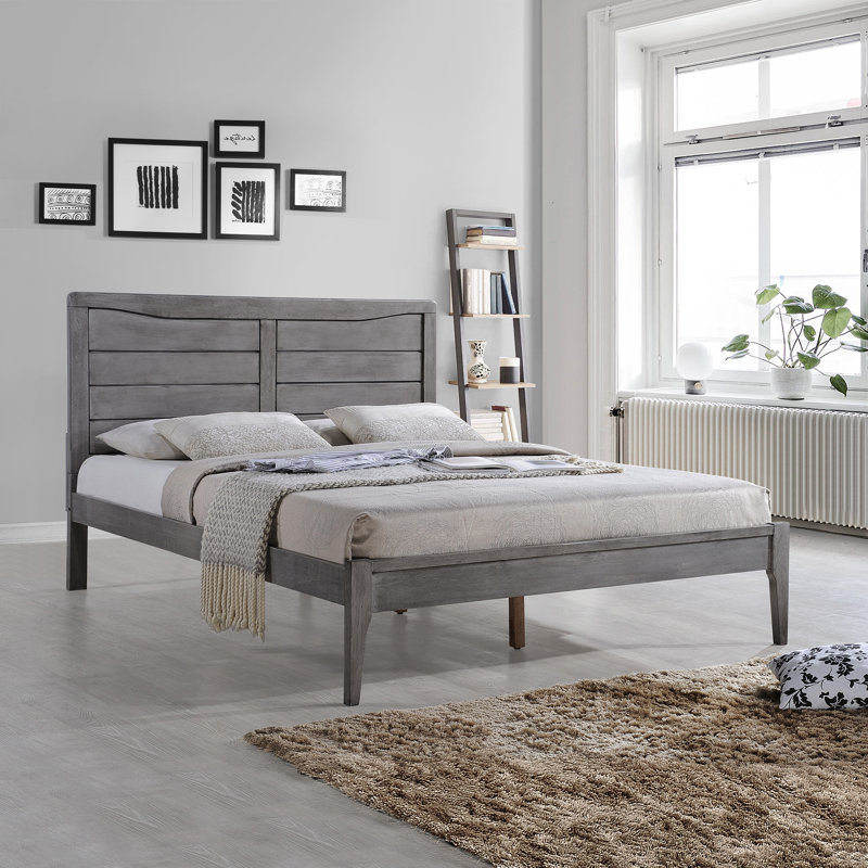 Fournier Platform Bed, Rustic Gray