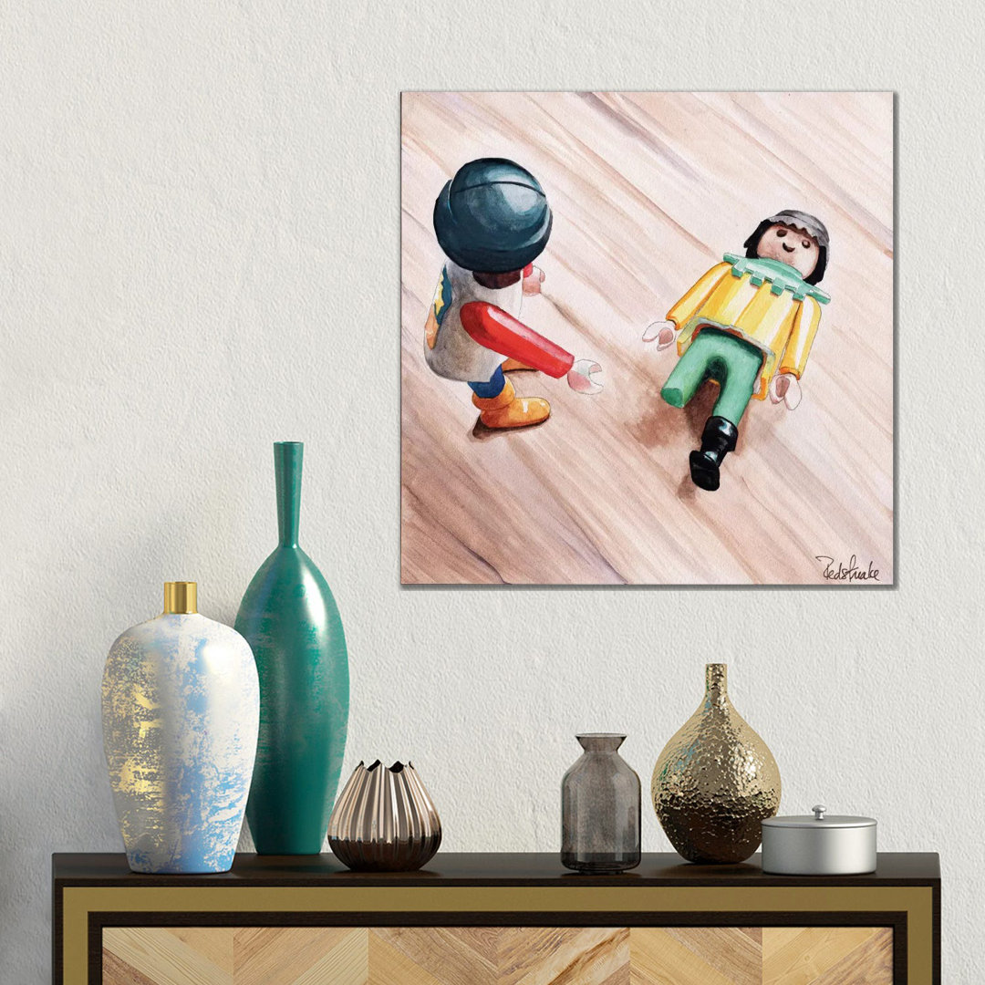 Where's Your Leg von Jennifer Redstreake - Gallery-Wrapped Canvas Giclée on Canvas