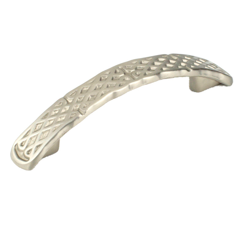 Highlander 3" Center to Center Arch Pull, Satin Nickel