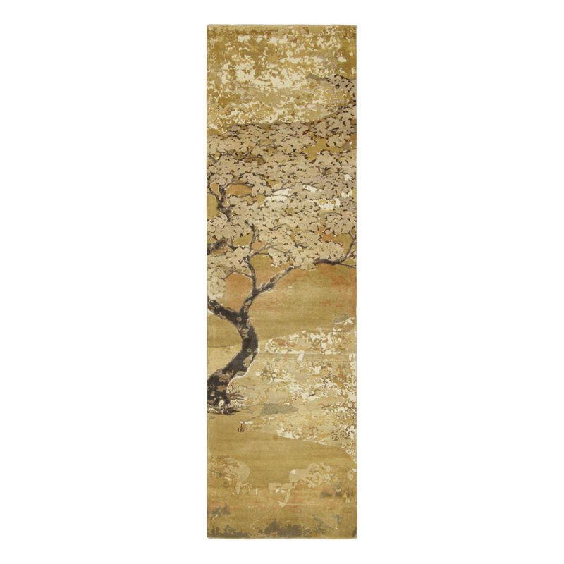 One-of-a-Kind 3'1x11'10 Hand Knotted Area Rug
