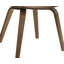 Ensemble de salle à manger moderne ovale brun avec base en bois d'hévéa massif et chaises avec dossier pour la cuisine, le salon et la salle à manger-34732640