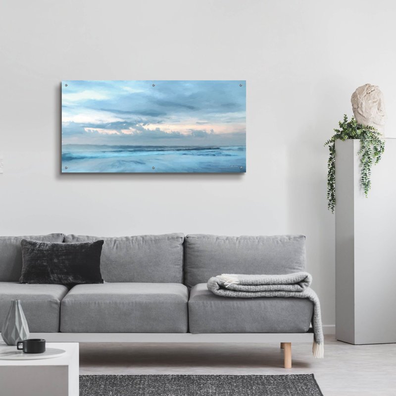 «Dewey Beach Abstract» par Lori Deiter, acrylique, H 24 po x l 48 po