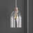 Jarod 1 - Light Gray Single Pendant