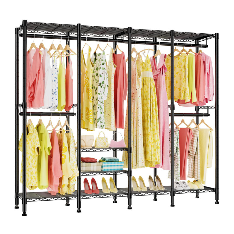 Portemanteaux pour garde-robe en fil métallique