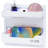 Floating Wall Shelf Organizer For Bedroom - No Drill Adhesive Mount, Space Saving Storage For Phone, Books, Keys, And More, Durable Plastic Design For Home Office Dorm Decor