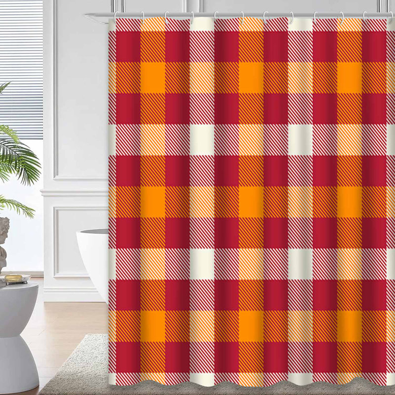 Rideau de douche Tartan, 72" L x 72" W