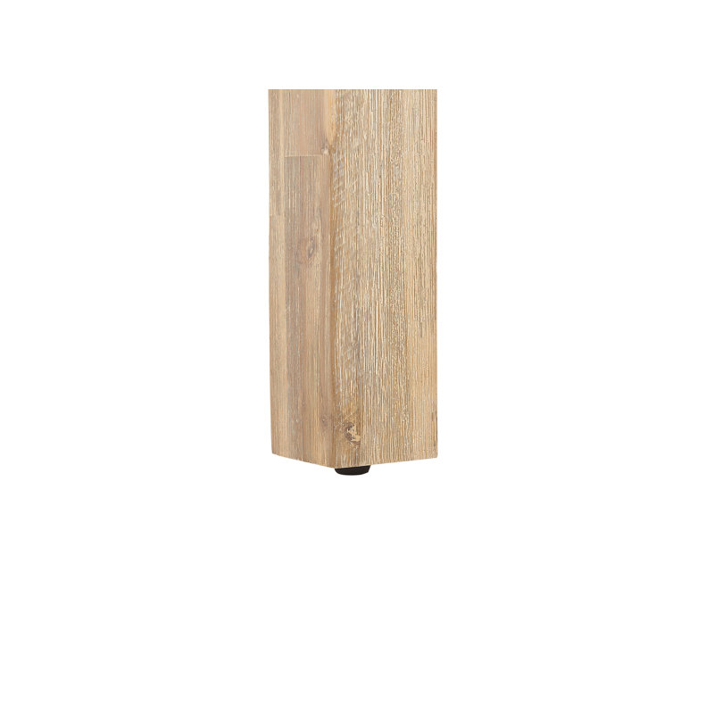 Damhan Solid Wood/Cement Outdoor Bench
