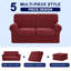 2 Seater Stretch Separate Box Cushion Loveseat Slipcover-2082663157