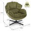 Upholstered Fabric Armchair-1983285830