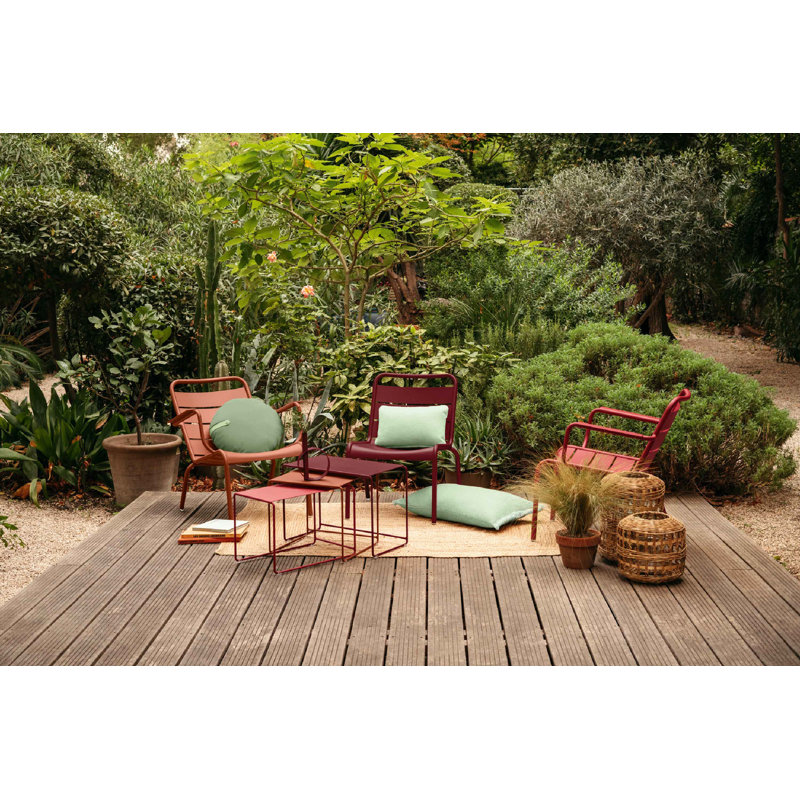 Oulala Outdoor Side Table, Floral Getaway