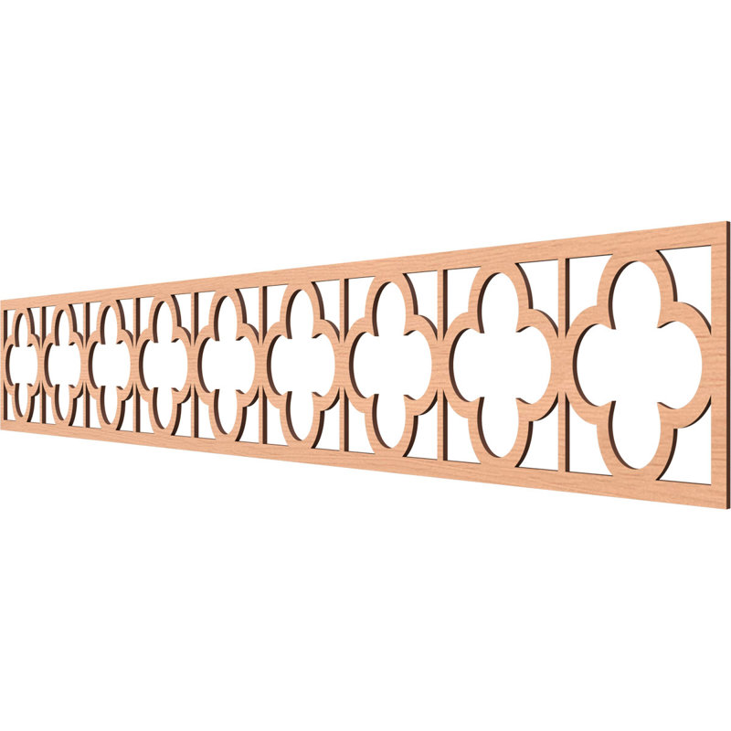Moulure à panneau Woodall, Aulne, H 8 po x l 46,625 po x P 0,25 po