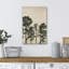 «Tall Pine Silhouettes», impression sur toile - décor de forêt rustique pour le salon ou la cabane-115195467-115195469-115195466