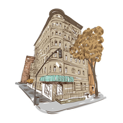 Fhern " Building Illustration " by Yakovliev