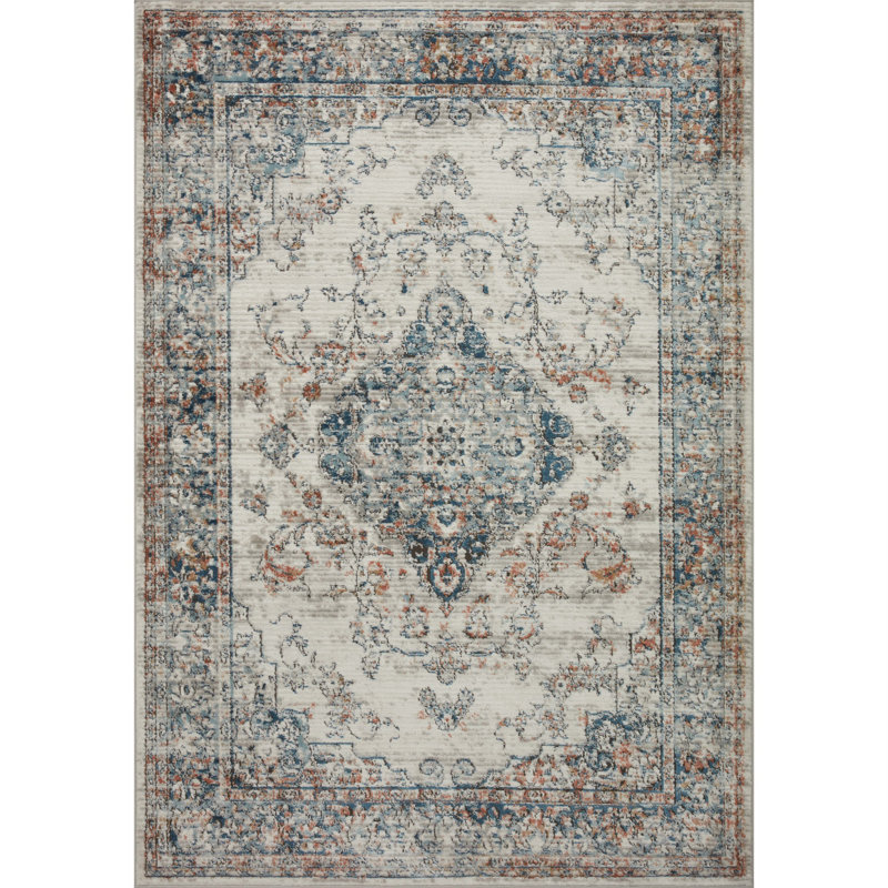 Mainville Oriental Indoor Rug, Rectangle 6'7" x 9'2"