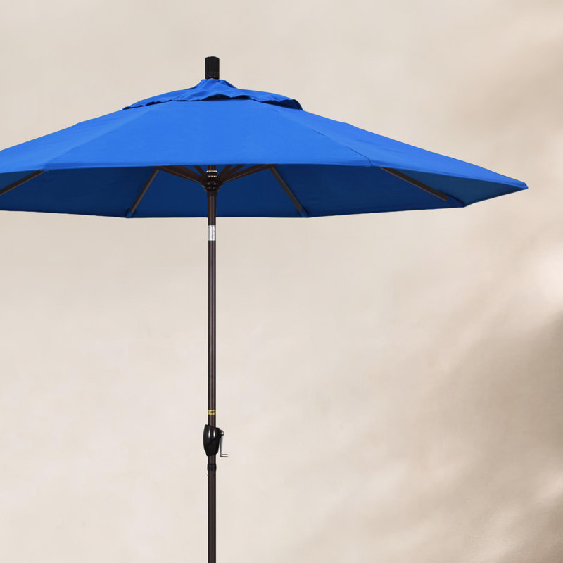 Parasol de marché 9 pi Iuka, Bleu pacifique - Pacifica, 225