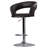Evins Swivel Upholstered Adjustable Height Counter Stool with Metal Frame-15330569