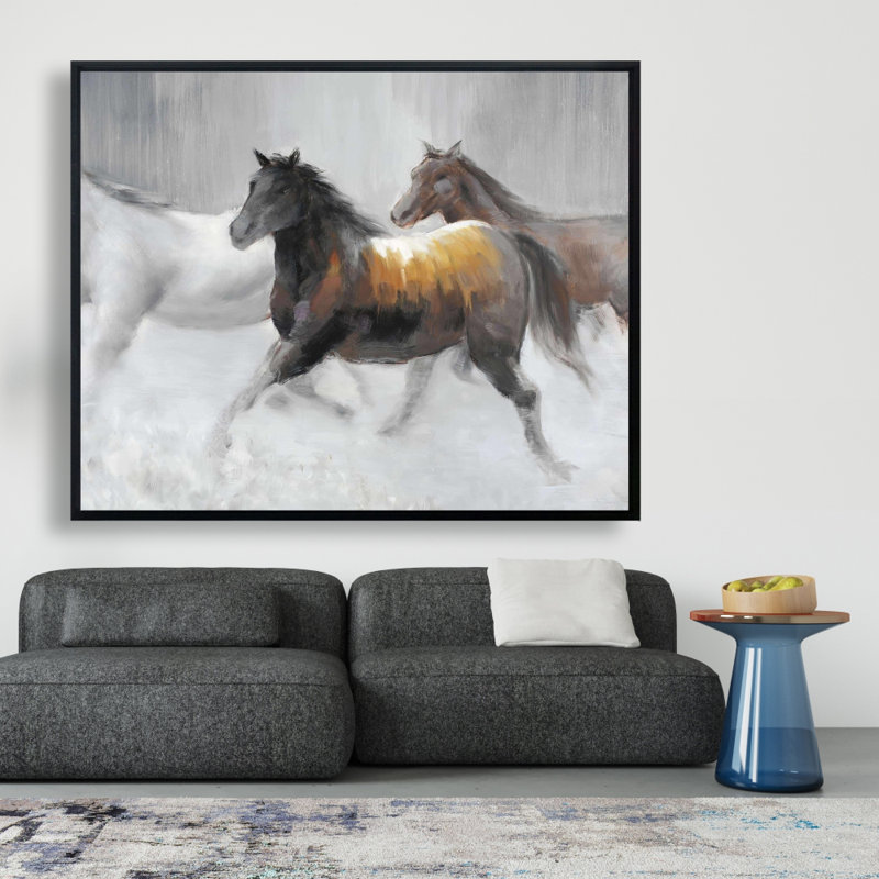 «Herd Of Wild Horses» sur toile
